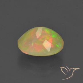 Opale Multicolore naturale da 1.30 ct, Ovale, Traslucido