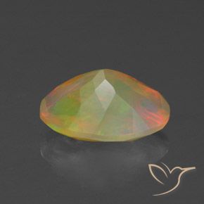 Opale Multicolore naturale da 1.21 ct, Ovale, Trasparente/Traslucido