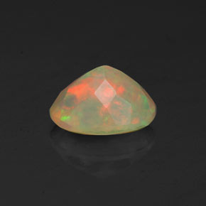 Opale naturale multicolore da 1,02 ct, trasparente, trasparente/traslucido