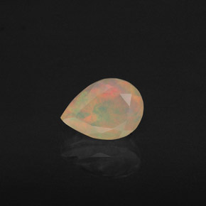 Opale Multicolore naturale da 0.60 ct, Trasparente, Trasparente/Traslucido