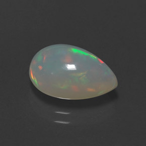 Opale naturale multicolore da 2,66 ct, trasparente, trasparente/traslucido