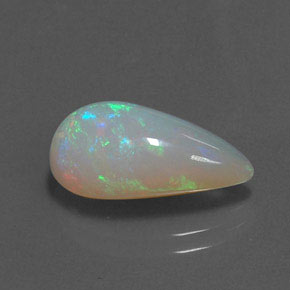 Opale naturale multicolore da 4,05 ct, trasparente, trasparente/traslucido