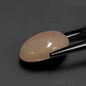 Opale Multicolore naturale da 3.87 ct, Taglio ovale, Traslucido