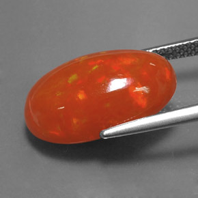 Opale naturale multicolore da 6,05 ct, trasparente, trasparente/traslucido