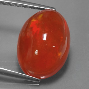 Opale naturale multicolore da 8,38 ct, trasparente, trasparente/traslucido