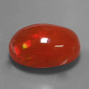 Opale naturale multicolore da 8,38 ct, trasparente, trasparente/traslucido