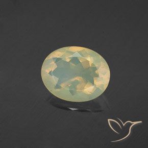 Opale Multicolore naturale da 1.56 ct, Ovale, Trasparente