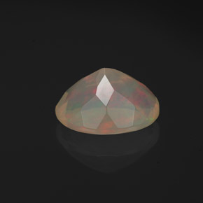 Opale naturale multicolore da 1,30 ct, trasparente, trasparente/traslucido