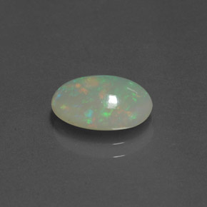 Opale naturale multicolore da 1,62 ct, trasparente, trasparente/traslucido