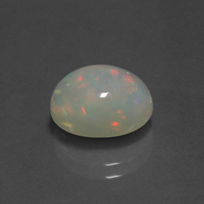 Opale naturale multicolore da 2,83 ct, trasparente, trasparente/traslucido