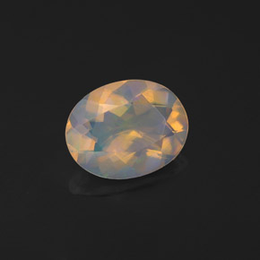 Opale naturale multicolore da 0,97 ct, trasparente, trasparente/traslucido