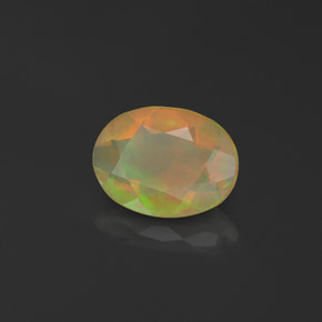 Opale naturale multicolore da 0,76 ct, trasparente, trasparente/traslucido