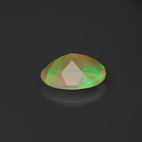 Opale naturale multicolore da 0,76 ct, trasparente, trasparente/traslucido