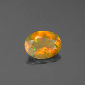 Opale naturale multicolore da 0,71 ct, trasparente, trasparente/traslucido