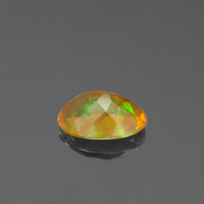 Opale naturale multicolore da 0,71 ct, trasparente, trasparente/traslucido