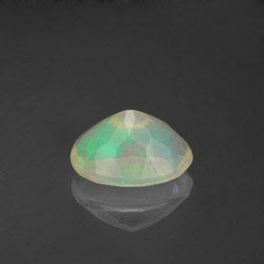 Opale naturale multicolore da 0,80 ct, trasparente, trasparente/traslucido