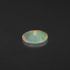 Opale naturale multicolore da 0,37 ct, trasparente, trasparente/traslucido