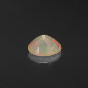 Opale naturale multicolore da 0,50 ct, trasparente, trasparente/traslucido