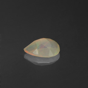 Opale naturale multicolore da 0,38 ct, trasparente, trasparente/traslucido