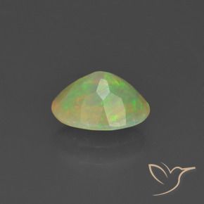 Opale Multicolore naturale da 0.73 ct, Ovale, Traslucido