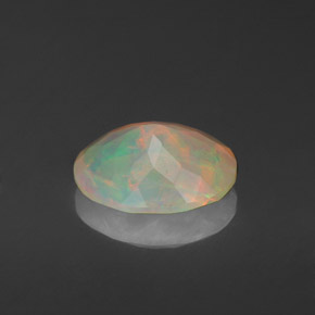 Opale naturale multicolore da 1,42 ct, trasparente, trasparente/traslucido