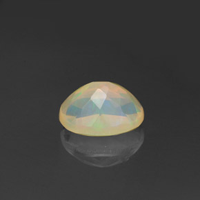 Opale naturale multicolore da 0,96 ct, trasparente, trasparente/traslucido