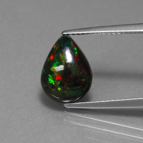 Opale Multicolore naturale da 1.83 ct, Forma a pera, Opaco