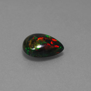 Opale Multicolore naturale da 1.83 ct, Forma a pera, Opaco