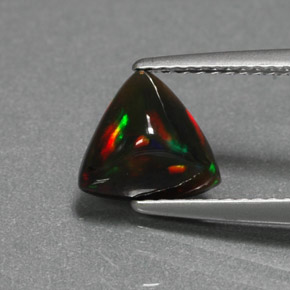 Opale Multicolore naturale da 1.06 ct, Taglio trillion, Opaco