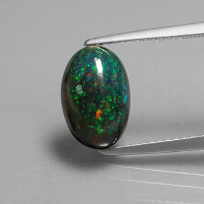 Opale Multicolore naturale da 1.95 ct, Taglio ovale, Opaco