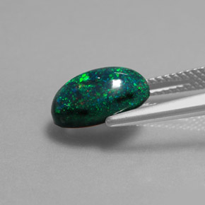 Opale Multicolore naturale da 1.95 ct, Taglio ovale, Opaco