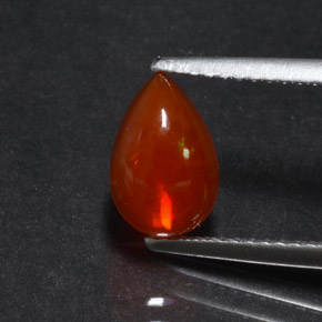 Opale Multicolore naturale da 1.07 ct, Forma a pera, Trasparente