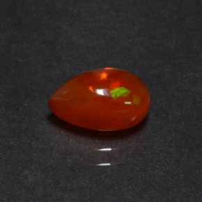 Opale Multicolore naturale da 1.07 ct, Forma a pera, Trasparente