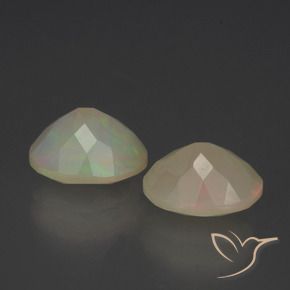 Gemme di Opale Multicolore naturale da 1.82 ct, Ovale, Traslucido