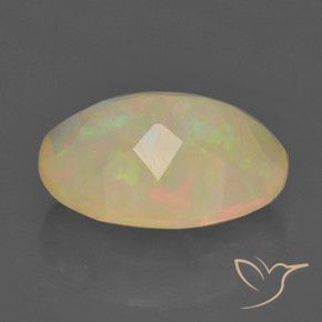 Opale Multicolore naturale da 1.23 ct, Ovale, Traslucido