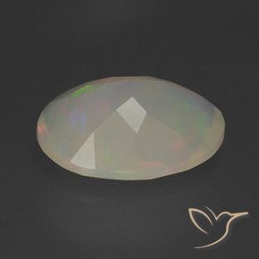 Opale Multicolore naturale da 1.10 ct, Ovale, Traslucido