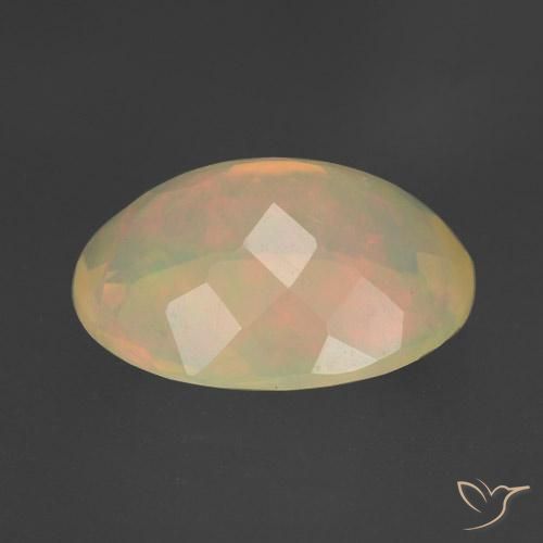 Opale Multicolore naturale da 1.42 ct, Ovale, Trasparente