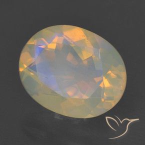 Opale Multicolore naturale da 1.51 ct, Ovale, Trasparente