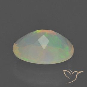 Opale Multicolore naturale da 1.40 ct, Ovale, Trasparente