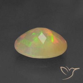 Opale Multicolore naturale da 1.46 ct, Ovale, Traslucido