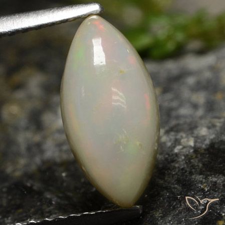 1.78ct Naturale Multicolore Opale, Taglio marquise, Opaco