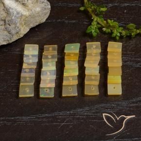Gemme di Opale Multicolore naturale da 4.58 ct, Quadrato, Traslucido