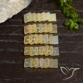 Gemme di Opale Multicolore naturale da 3.90 ct, Quadrato, Trasparente