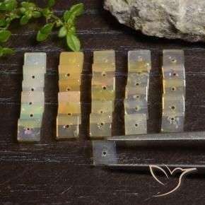 Gemme di Opale Multicolore naturale da 4.61 ct, Quadrato, Trasparente