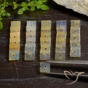 Gemme di Opale Multicolore naturale da 3.35 ct, Quadrato, Trasparente