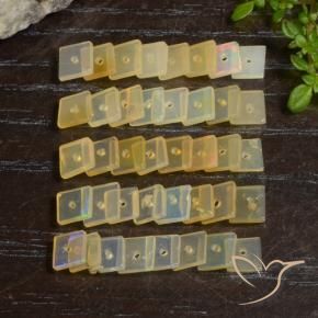 Gemme di Opale Multicolore naturale da 6.05 ct, Quadrato, Trasparente
