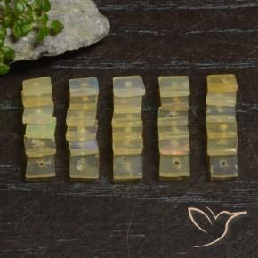 Gemme di Opale Multicolore naturale da 2.65 ct, Quadrato, Trasparente