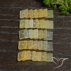 Gemme di Opale Multicolore naturale da 5.17 ct, Quadrato, Trasparente