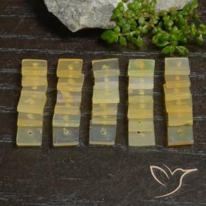 Gemme di Opale Multicolore naturale da 5.17 ct, Quadrato, Trasparente