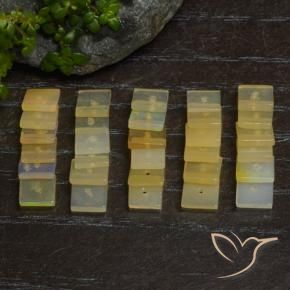 Gemme di Opale Multicolore naturale da 6.49 ct, Quadrato, Trasparente
